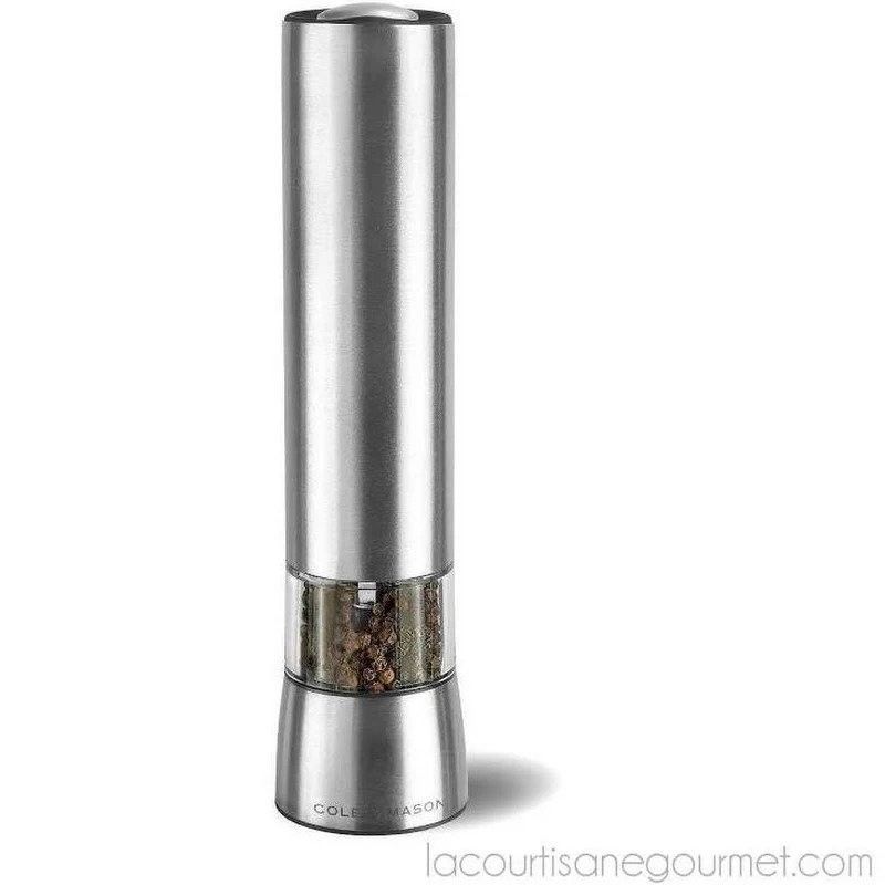 COLE &amp; MASON Hampstead Electric Pepper Grinder with LED Light MSRP $65