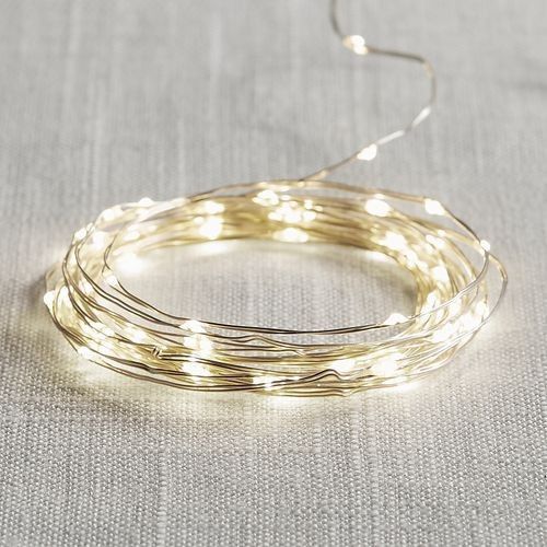 Pure White 20ft Flexible LED Glimmer Strings
