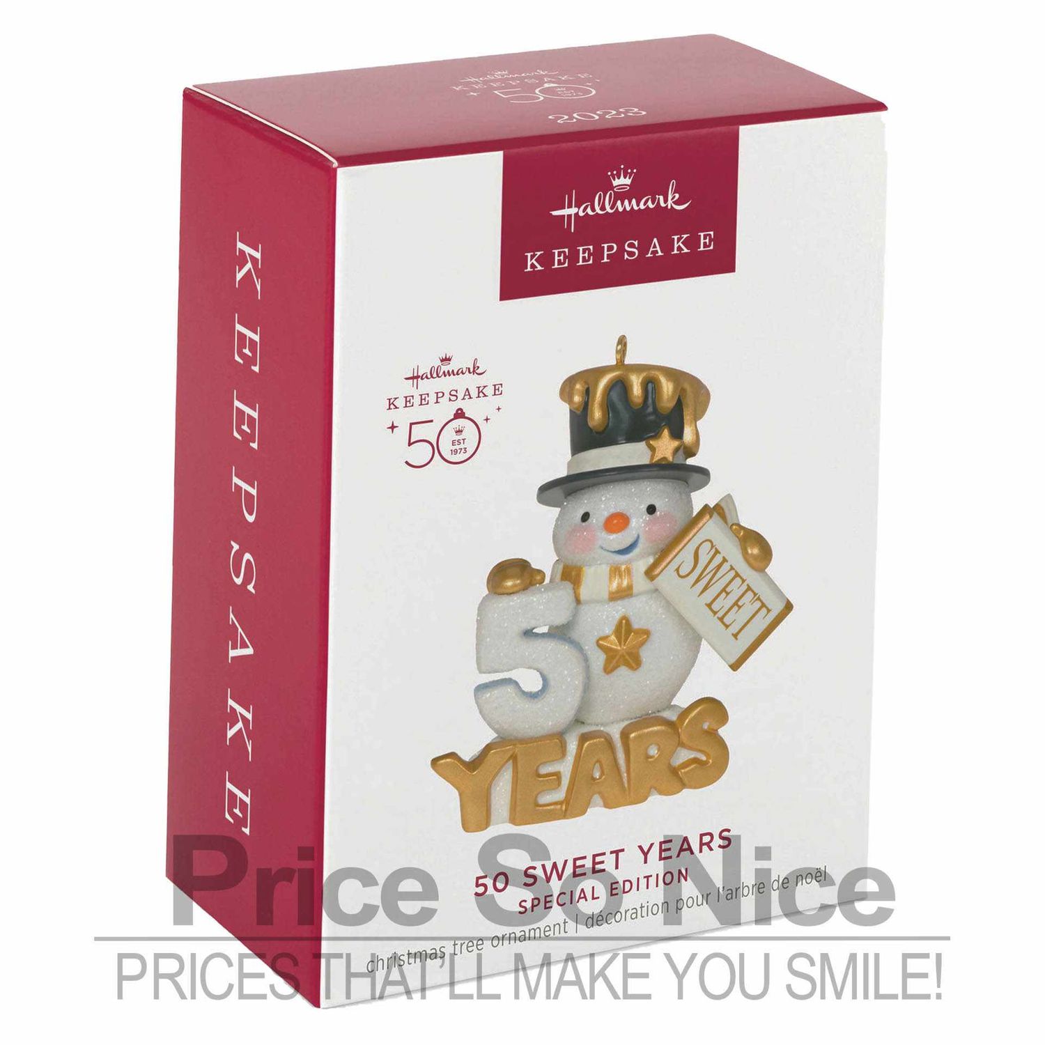 Hallmark 2023 Ornament - 50 Sweet Years, Special Edition