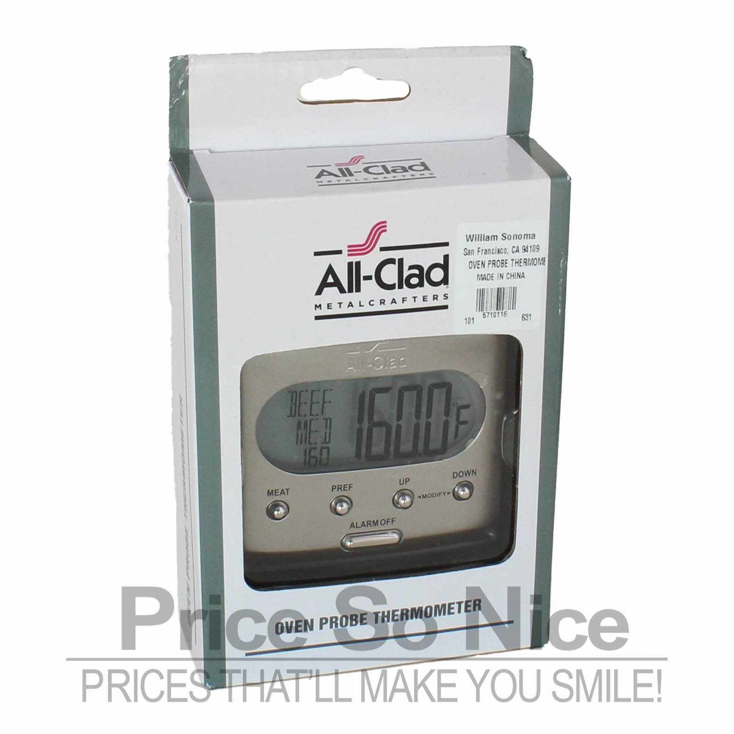 All-Clad Oven Probe Thermometer. MSRP $49.95