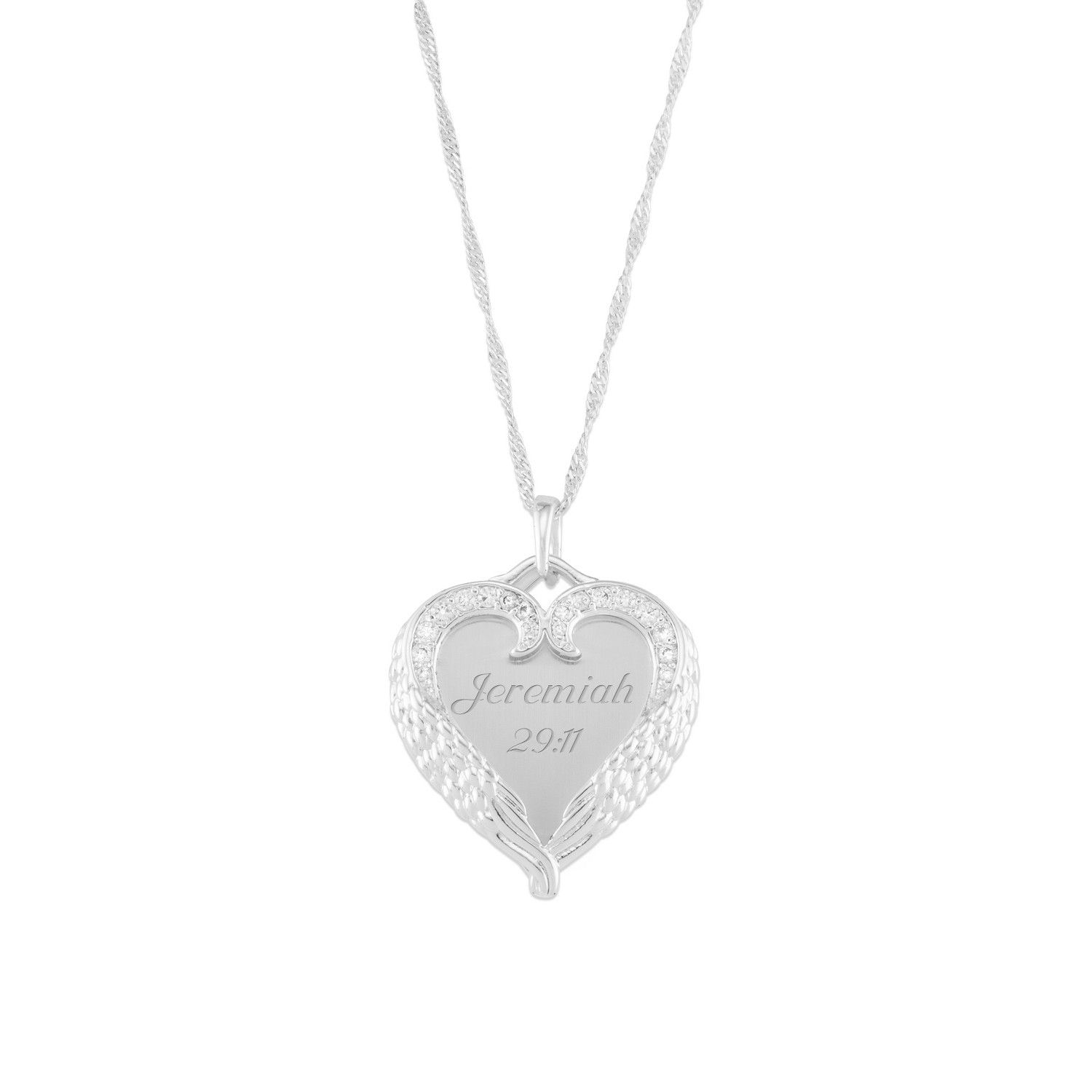 Things Remembered Angel Heart Necklace