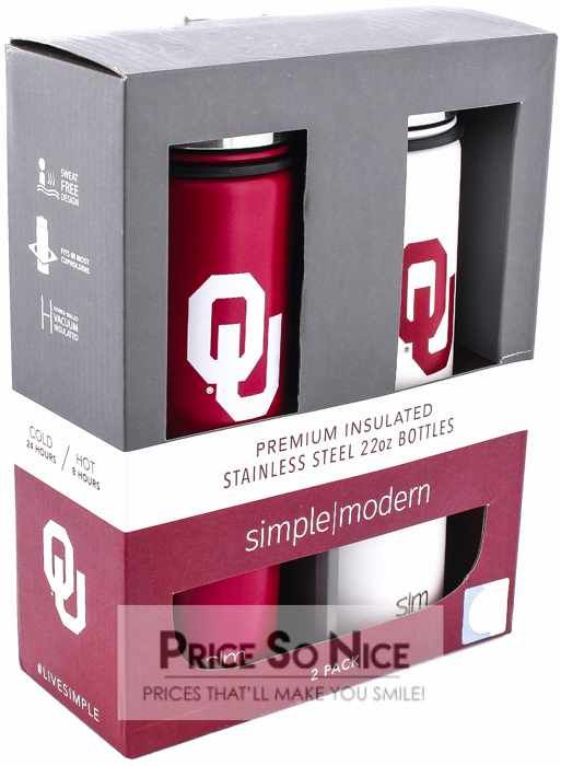 Simple Modern OU 22 oz. Wide Mouth Vacuum Insulated Stainless Steel Bottles