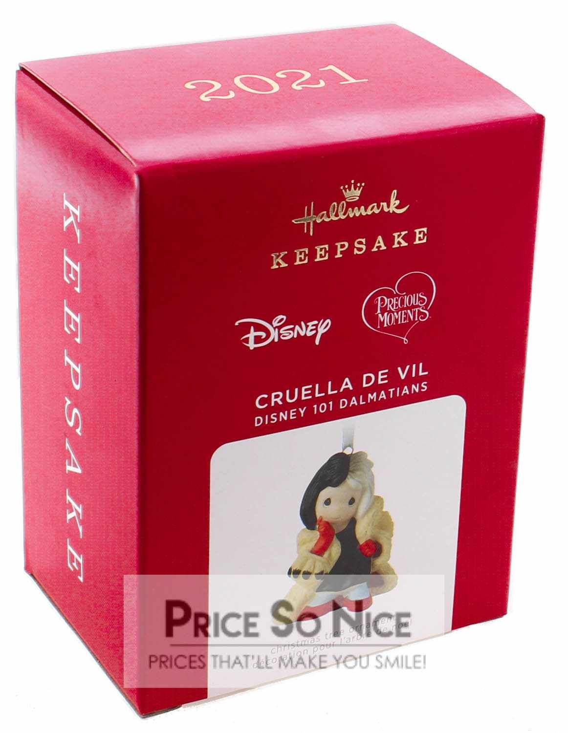 Hallmark 2021 Ornament - Cruella De Vil Disney 101 Dalmations