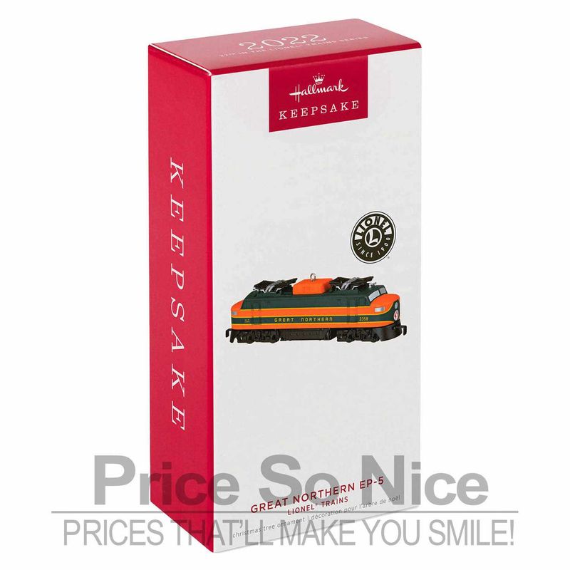 Hallmark 2022 Ornament-  Great Northern EP-5 - 27th in the Lionel Trains Series