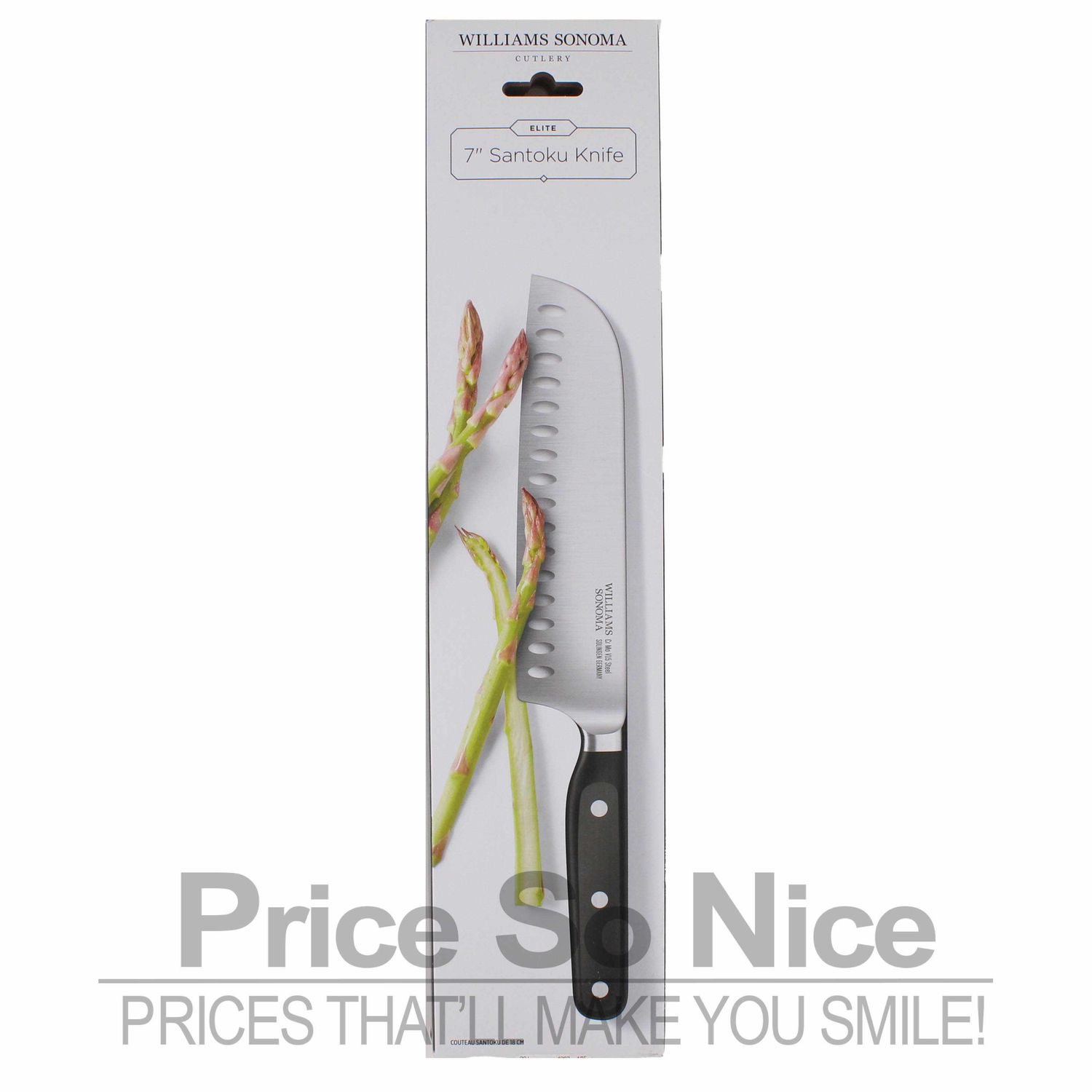 Williams Sonoma Elite Santoku Knife, 7&quot; MSRP $130