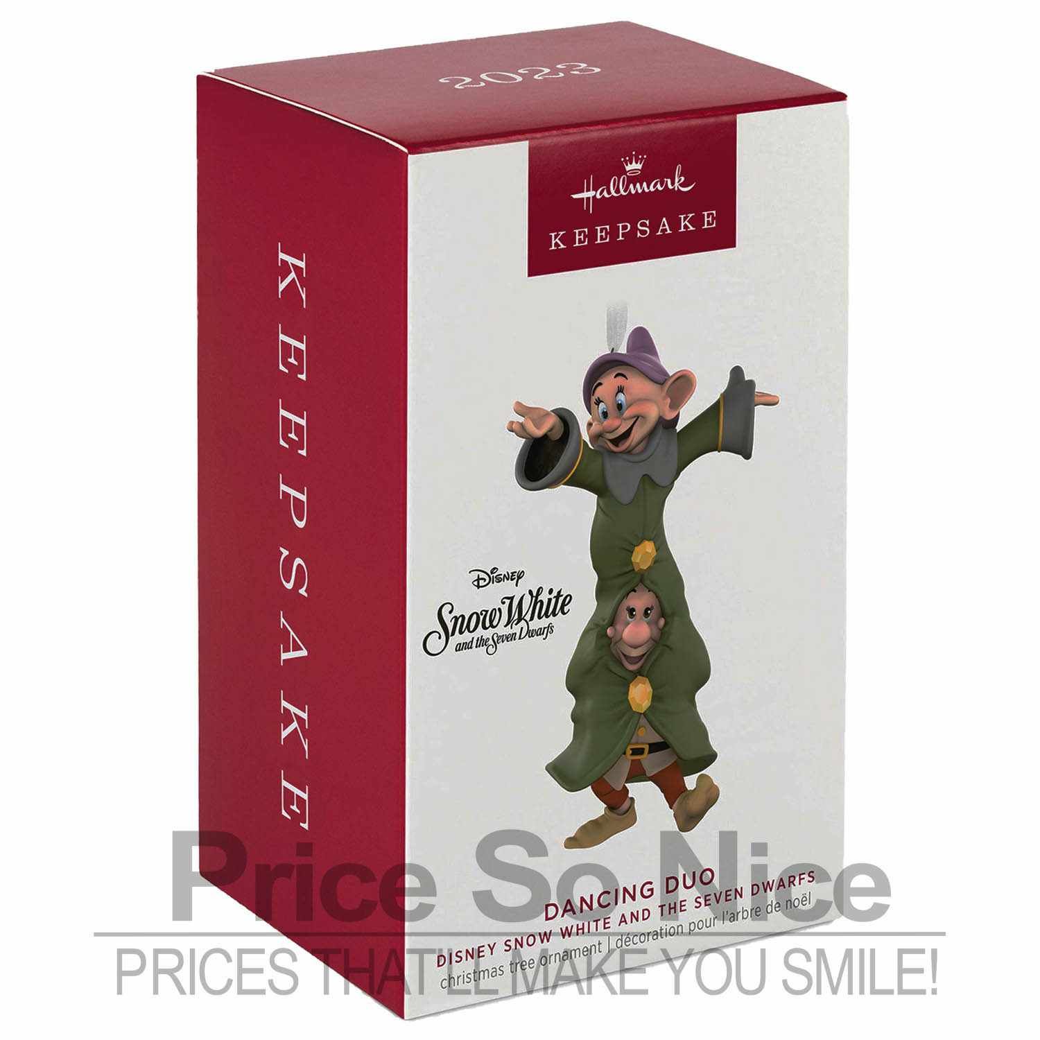 Hallmark 2023 Ornament - Dancing Duo Disney SNow White and the Seven Dwarfs