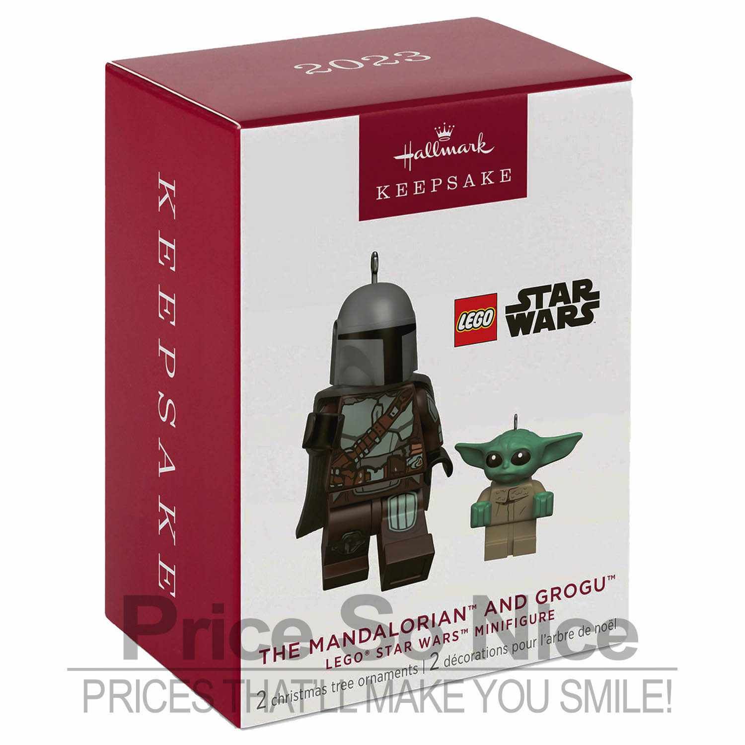 Hallmark 2023 Ornament - The Mandalorian and Grogu Lego Star Wars Minifigure