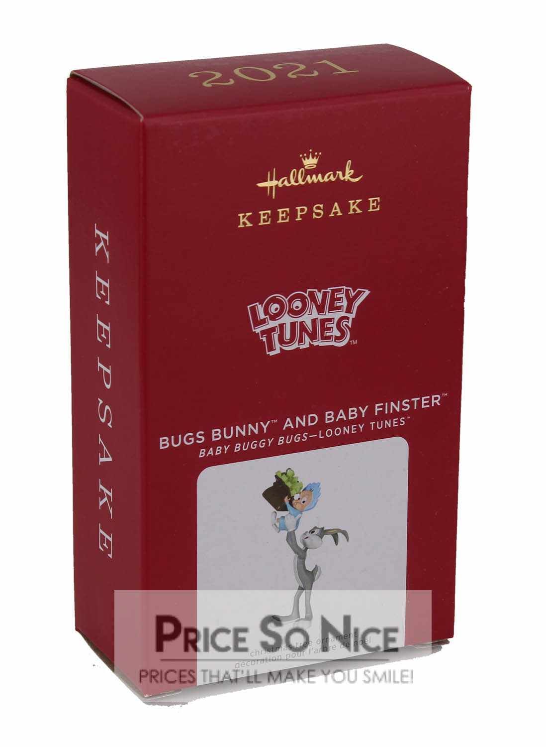 Hallmark 2021 Ornament -  Bugs Bunny &amp; Baby Finster - Looney Tunes