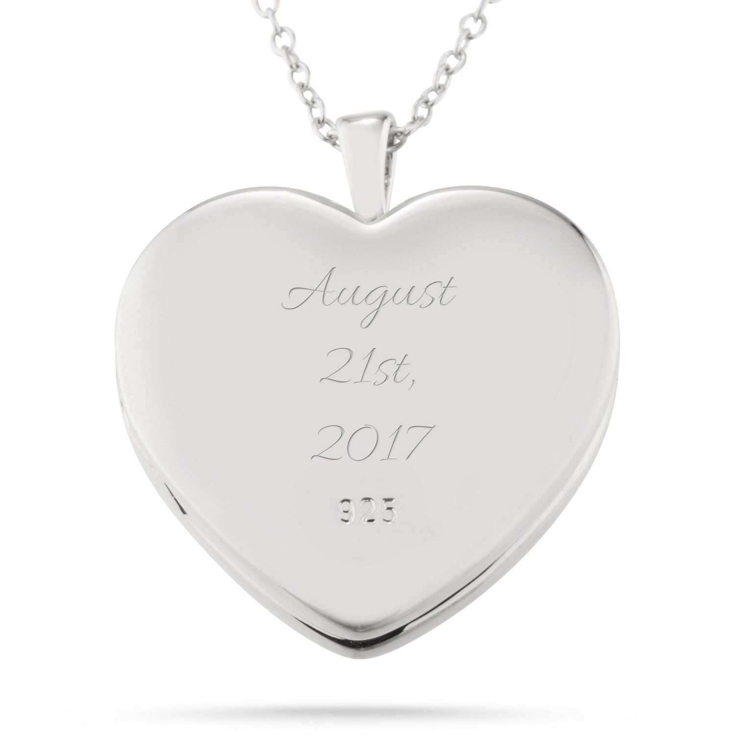 Things Remembered Sterling Silver Heart Locket