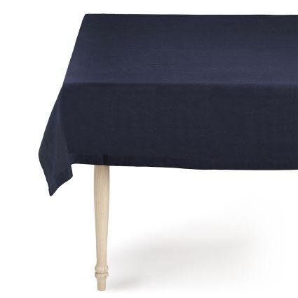 Sur La Table Navy Tablecloth - 70 x 108 MSRP $120