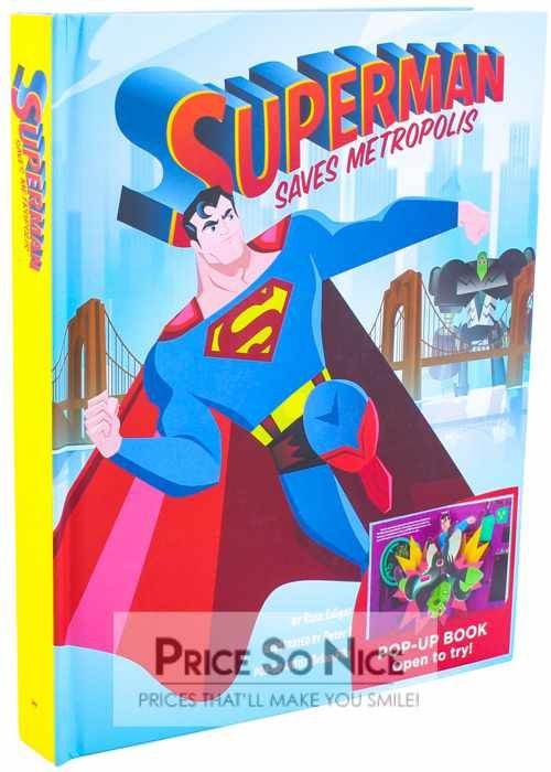 Superman Saves Metropolis Pop-Up Book by Hallmark