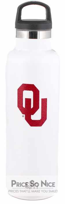 Simple Modern OU White 20 oz. Vacuum Insulated Stainless Steel Bottle