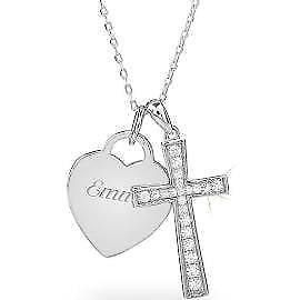 Things Remembered Sterling Silver Faith Necklace