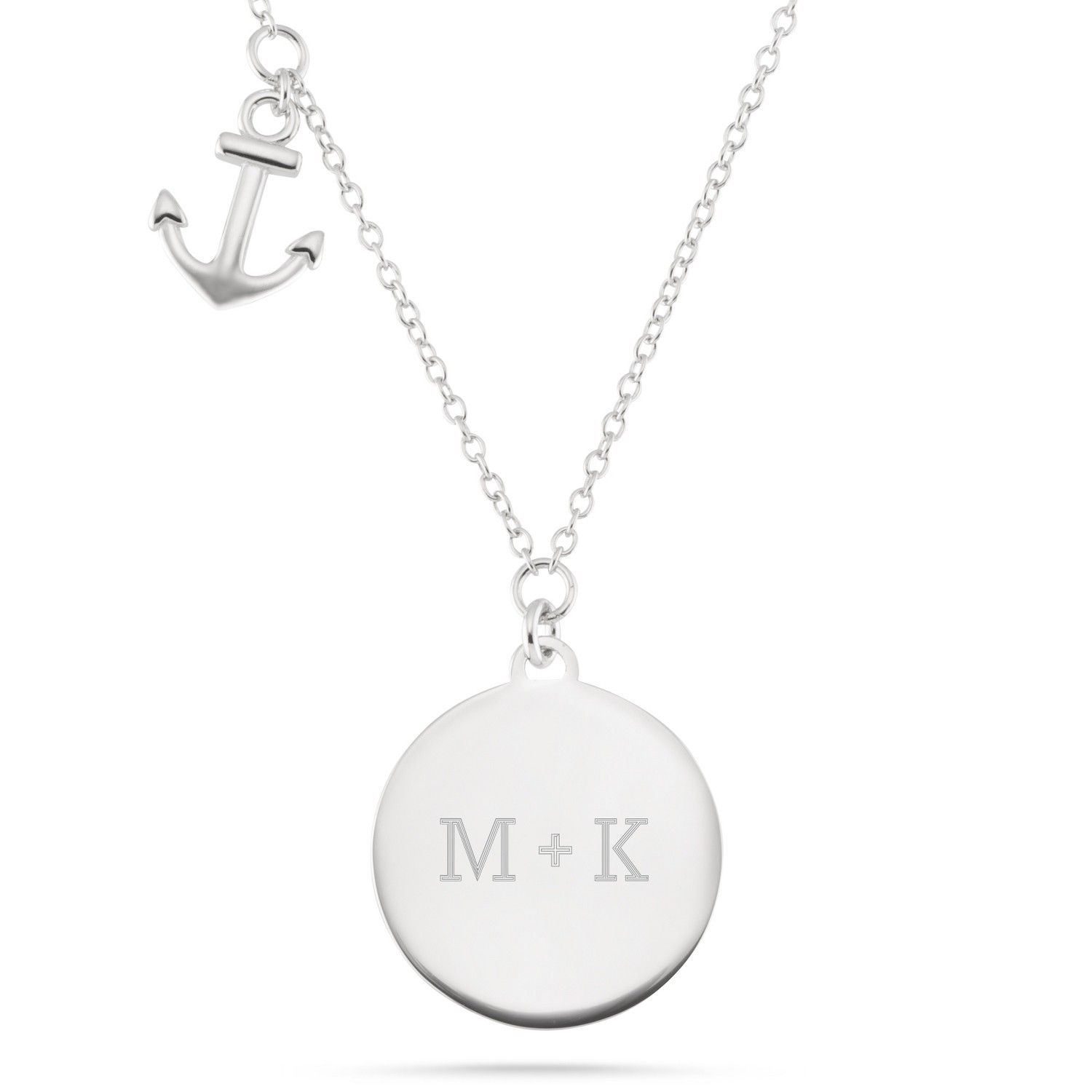 Things Remembered Sterling Silver Anchor Necklace