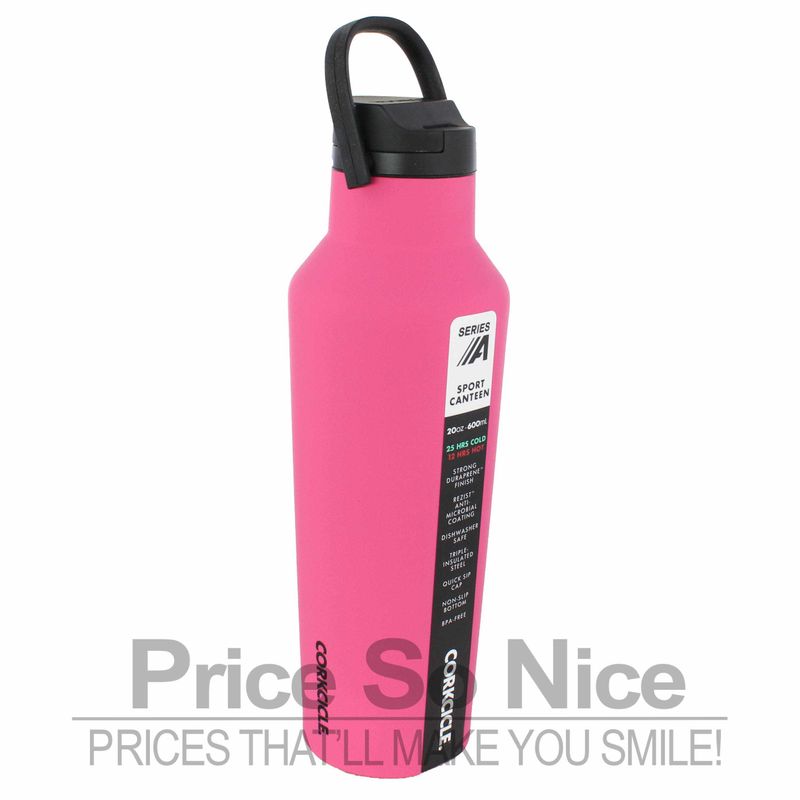 Corkcicle Series A Sport Canteen Insulated Bottle Dragonfruit 20 oz MSRP $43