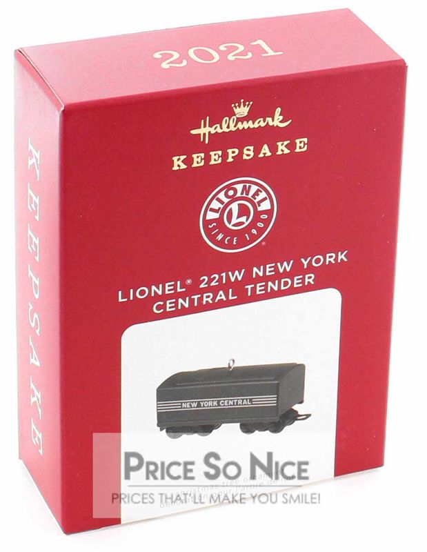 Hallmark 2021 Ornament - Lionel 221W New York Central Tender