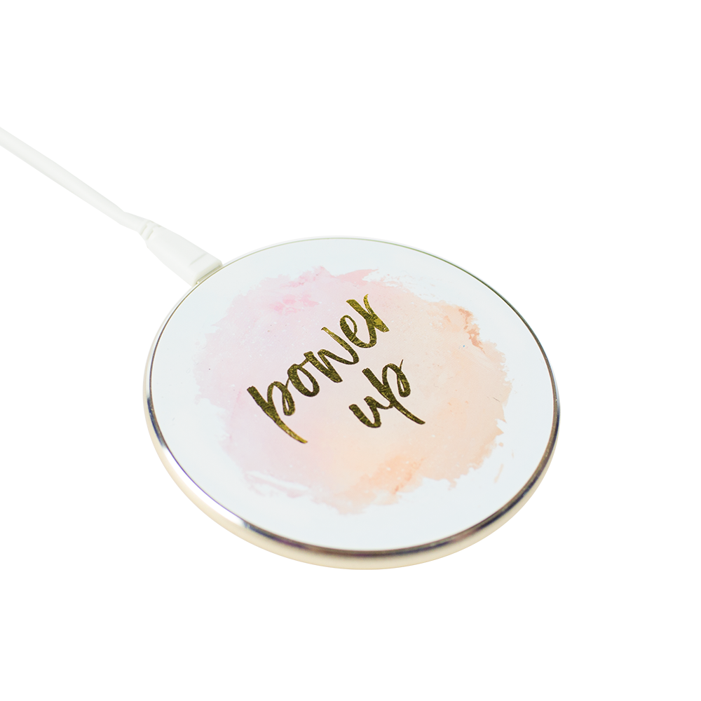 FashionIt PowerPad Qi Fast Wireless Charger - Rose Gold