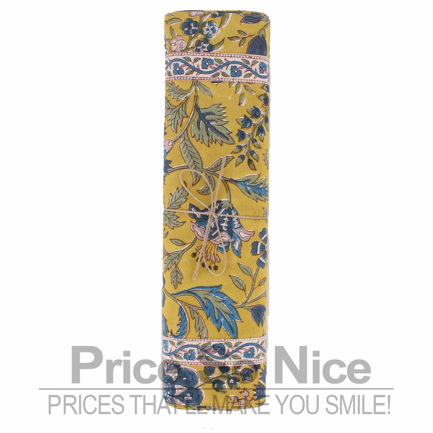 Pottery Barn Bette Floral Block Print Cotton Placemats - Set of 4 MSRP $78
