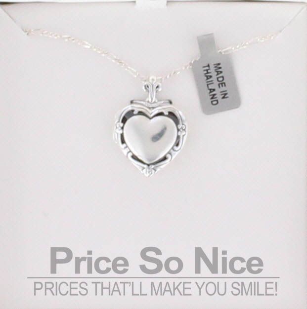 Things Remembered Personalized Expressions Scroll Heart Locket