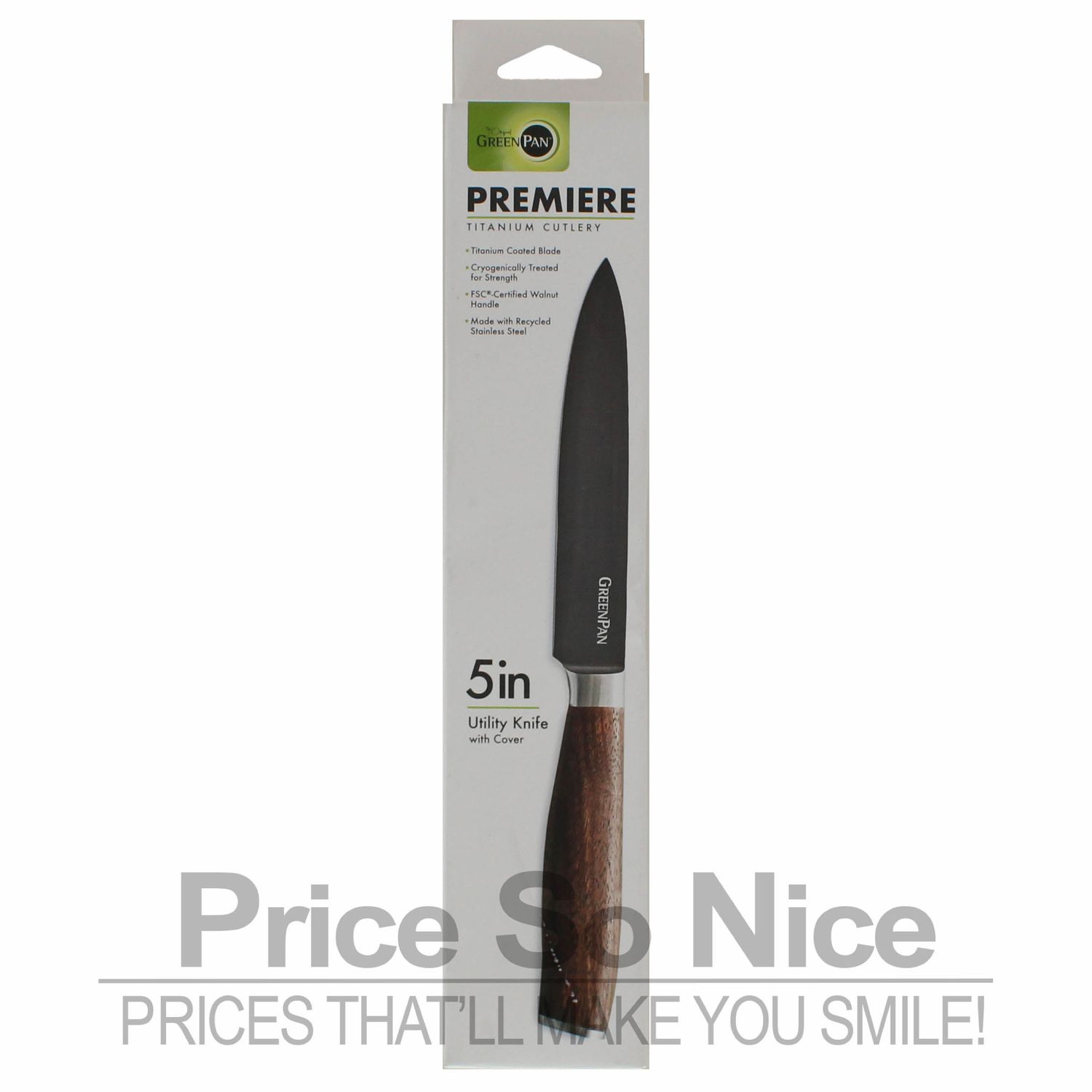 GreenPan‚Ä¢ Premiere Utility Knife, 5&quot; with Cover MSRP $50