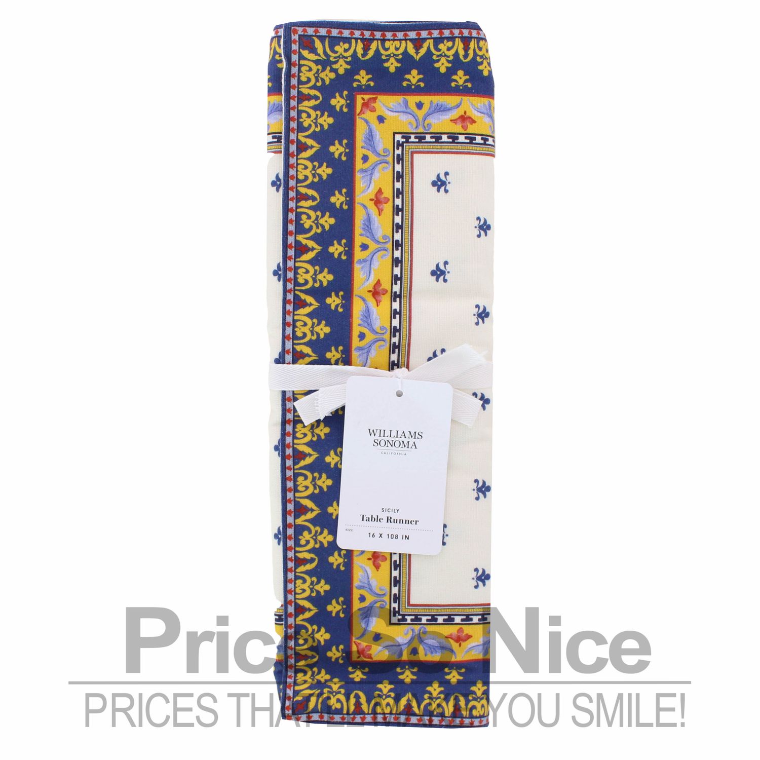 Williams Sonoma Sicily Table Runner MSRP $70