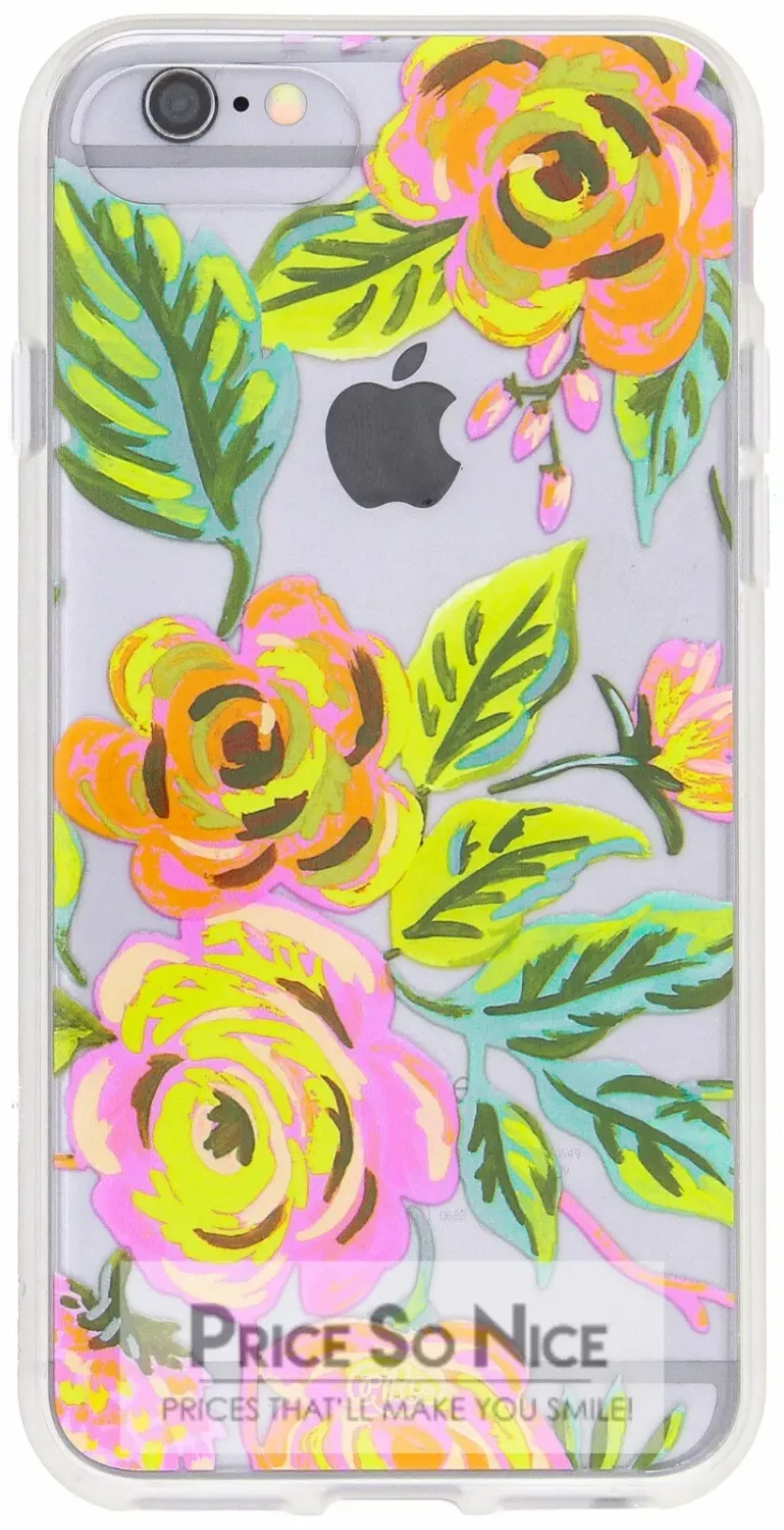 Rifle Paper Jardin de Paris Flower Floral Case For iPhone 6 / 6s / 7 /  8