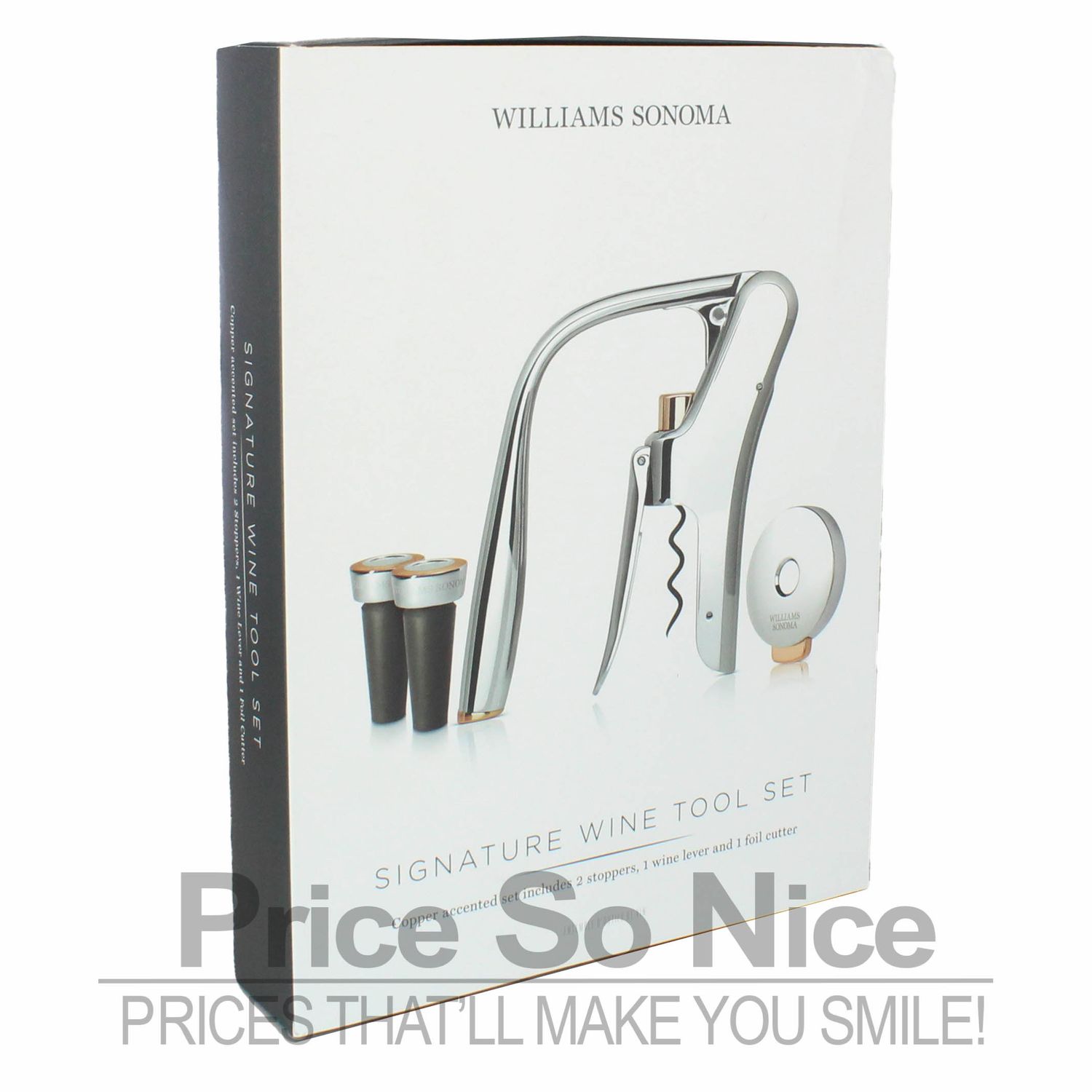 Williams Sonoma Signature Wine Tool Set, Set of 4 MSRP $140