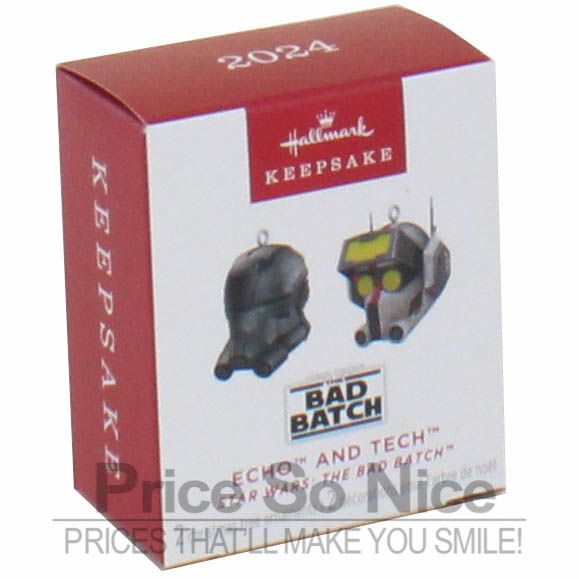 Hallmark 2024 Ornament Mini Star Wars: The Bad Batch‚Ä¢ Echo‚Ä¢ and Tech‚Ä¢ Ornaments