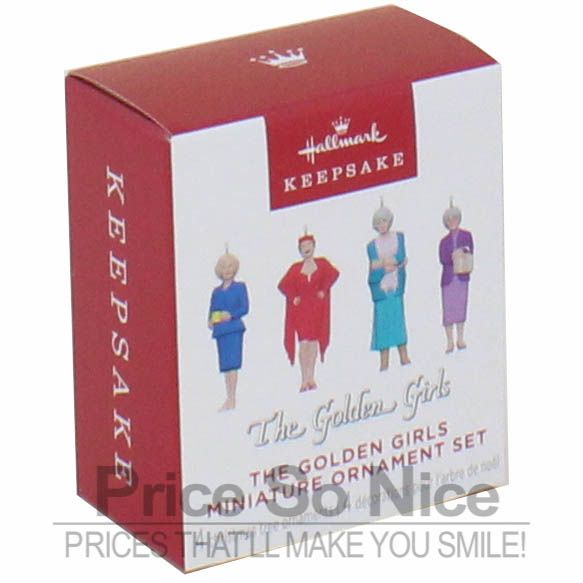 Hallmark 2024 Ornament - Mini The Golden Girls Ornaments, Set of 4