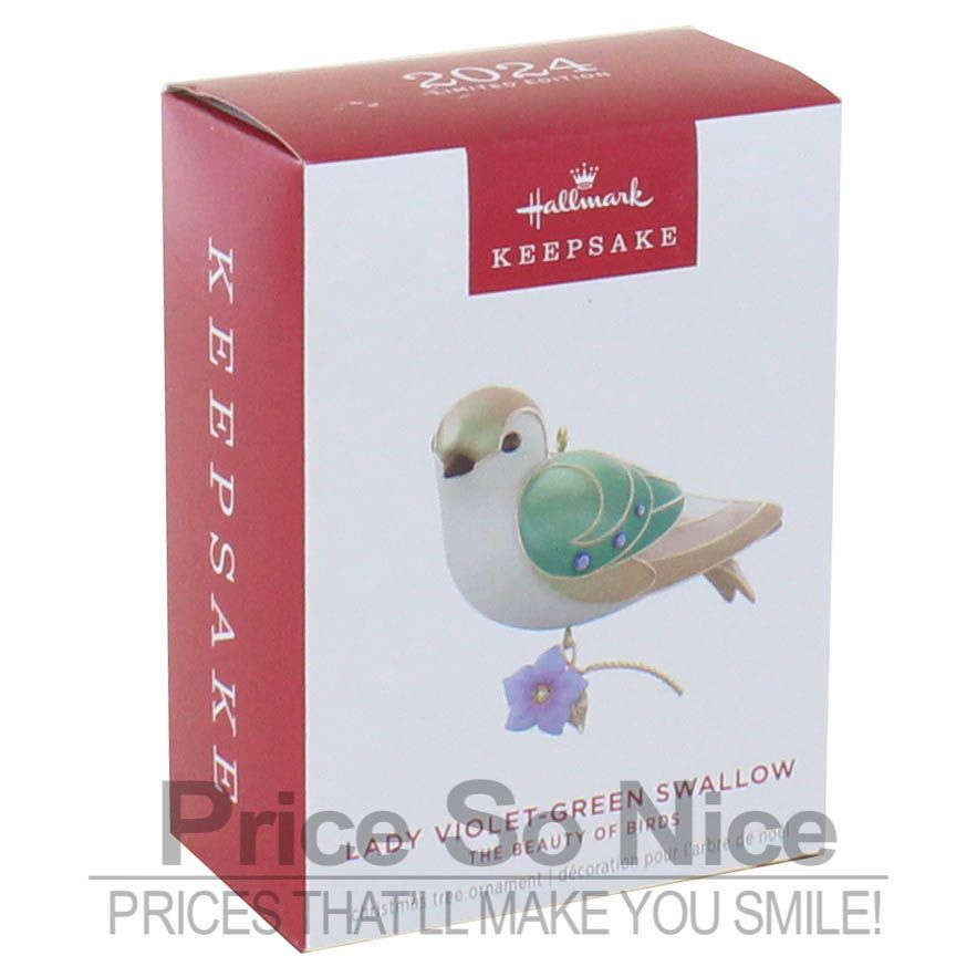 Hallmark 2024 Ornament - Lady Violet-Green Swallow Ornament Limited Edition