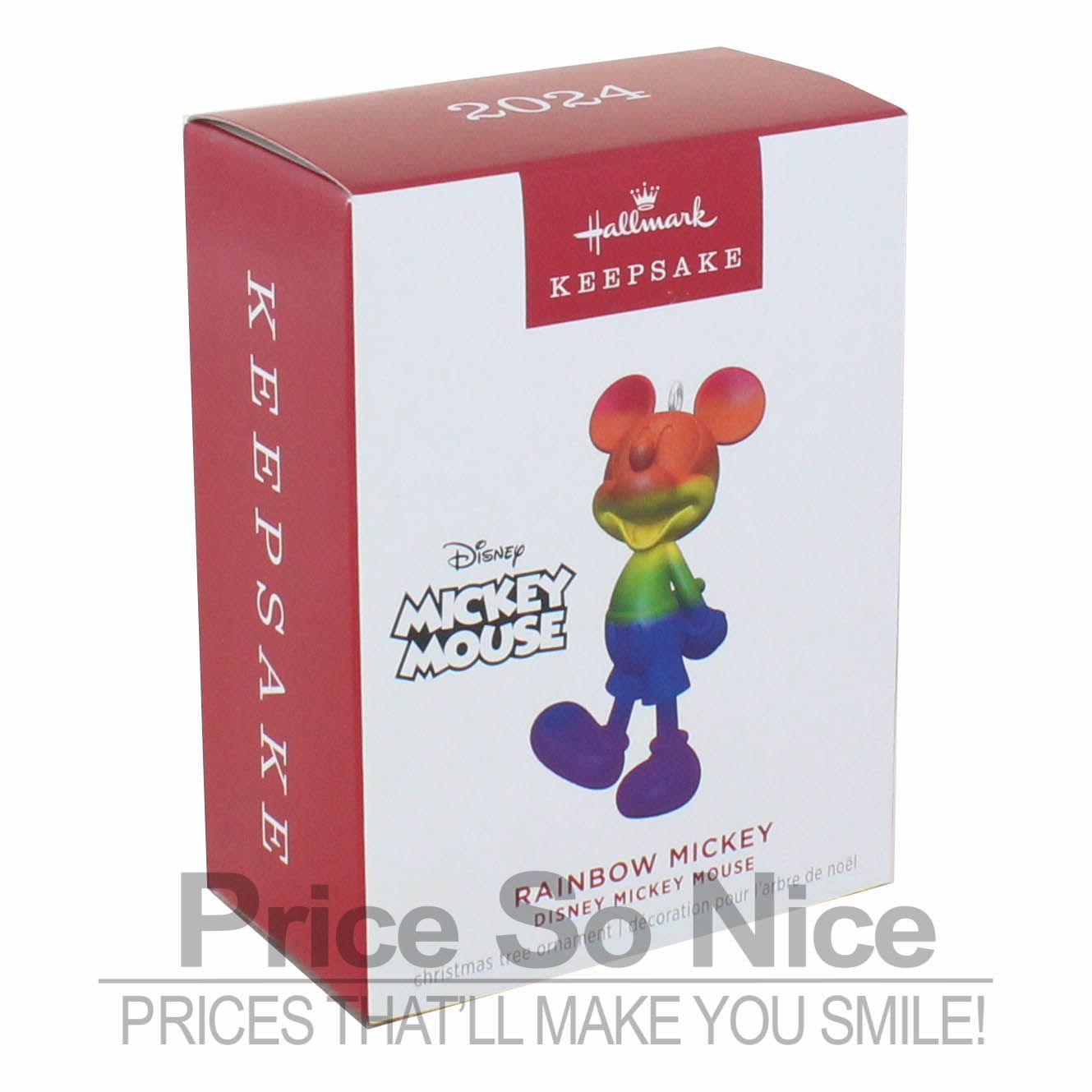 Hallmark 2024 Ornament Disney Mickey Mouse Rainbow Mickey Ornament