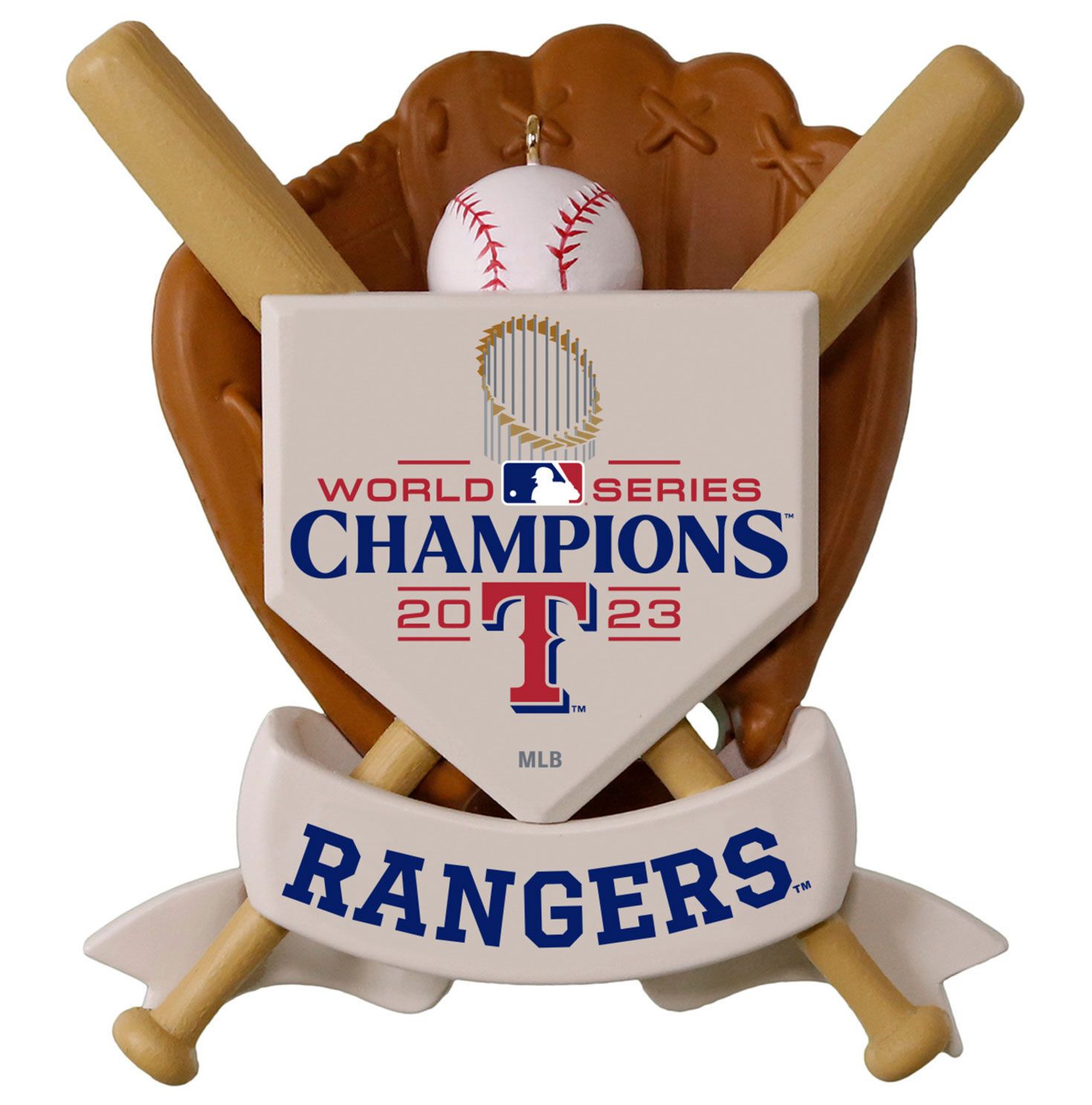 Hallmark 2023 Ornament MLB Texas Rangers 2023 World Series Champions