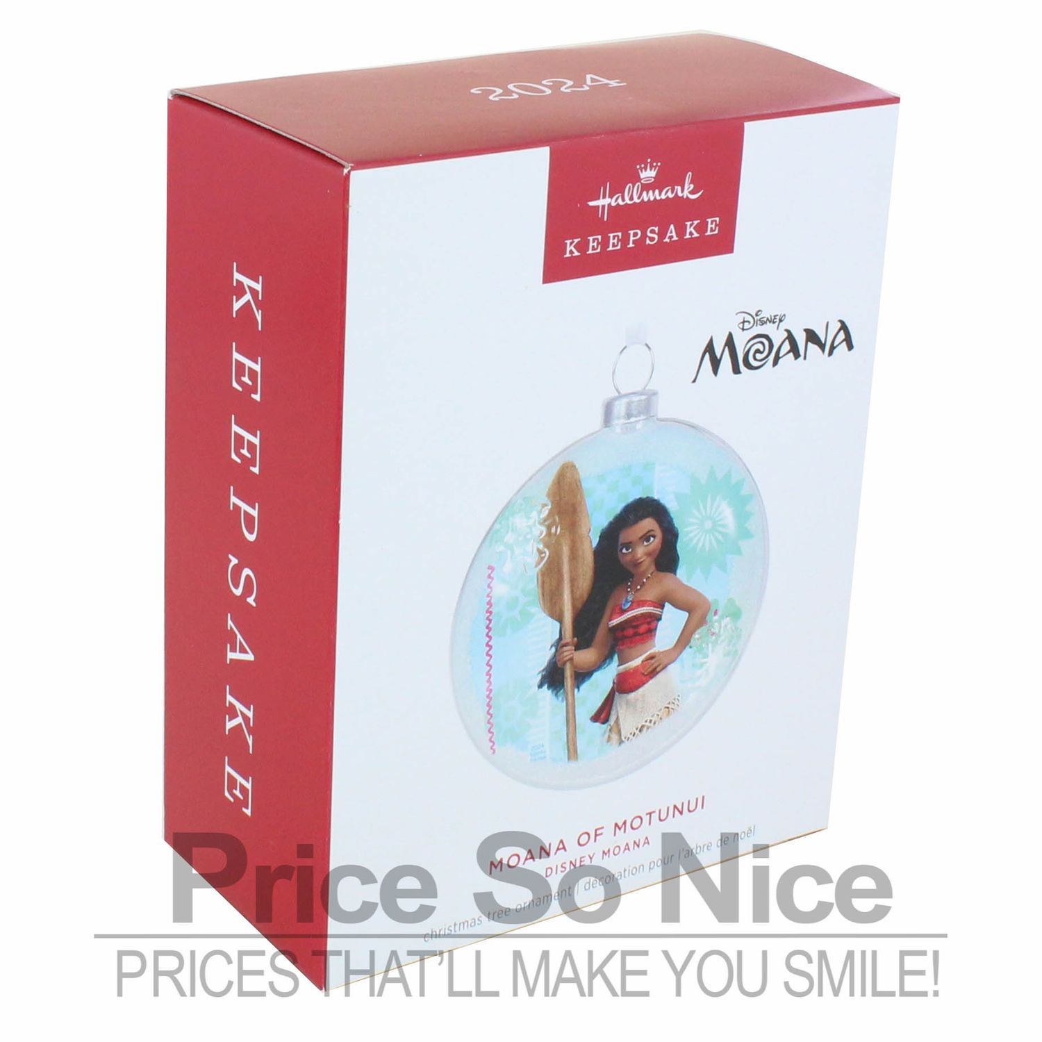 Hallmark 2024 Ornament Disney Moana of Motunui Glass Ornament