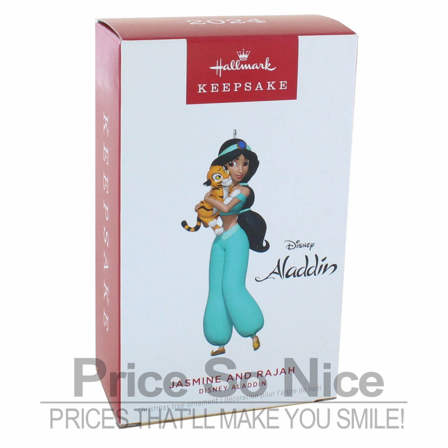 Hallmark 2024 Ornament Disney Aladdin Jasmine and Rajah Ornament
