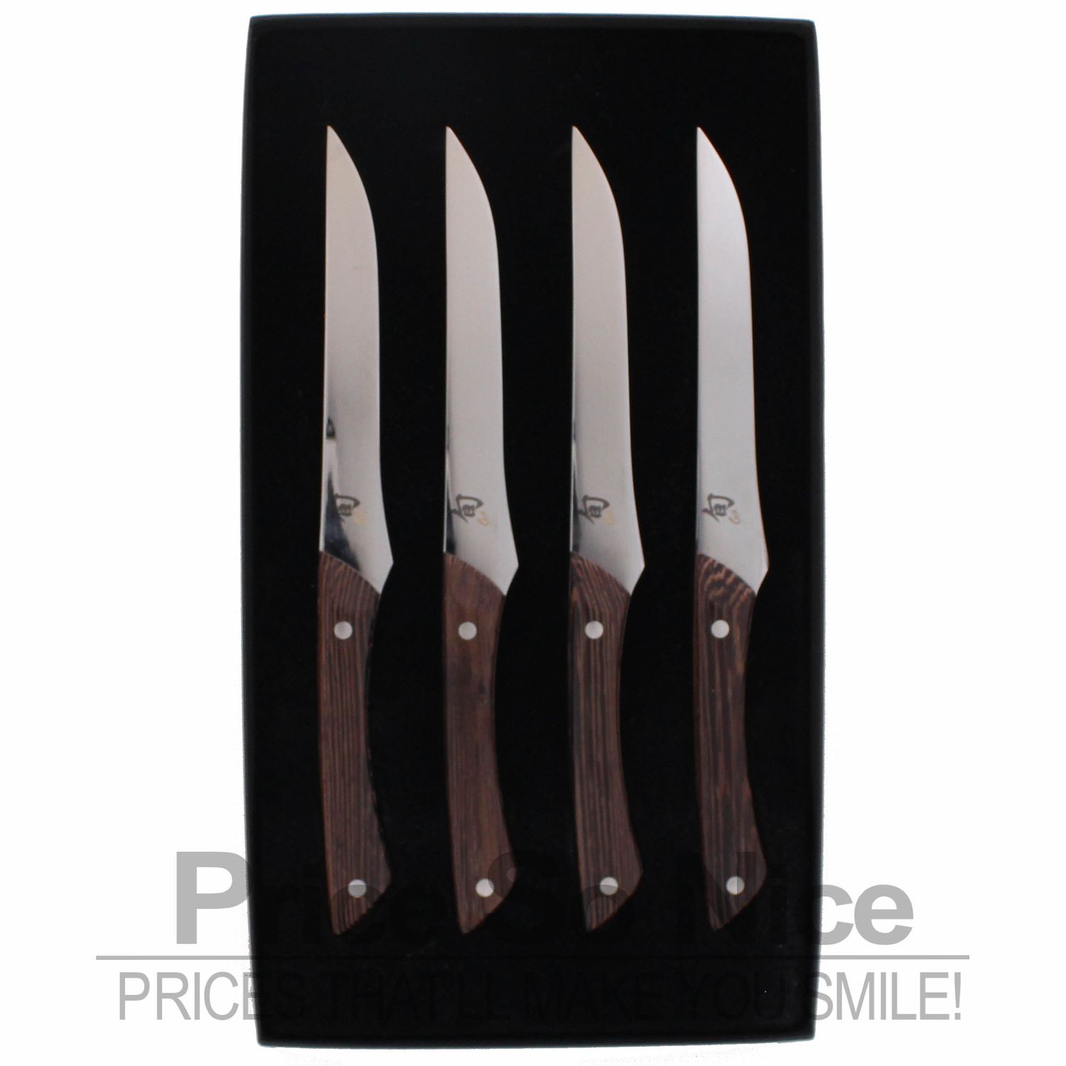 Shun Shima Natural Steak Knives, Set of 4 MSRP $290