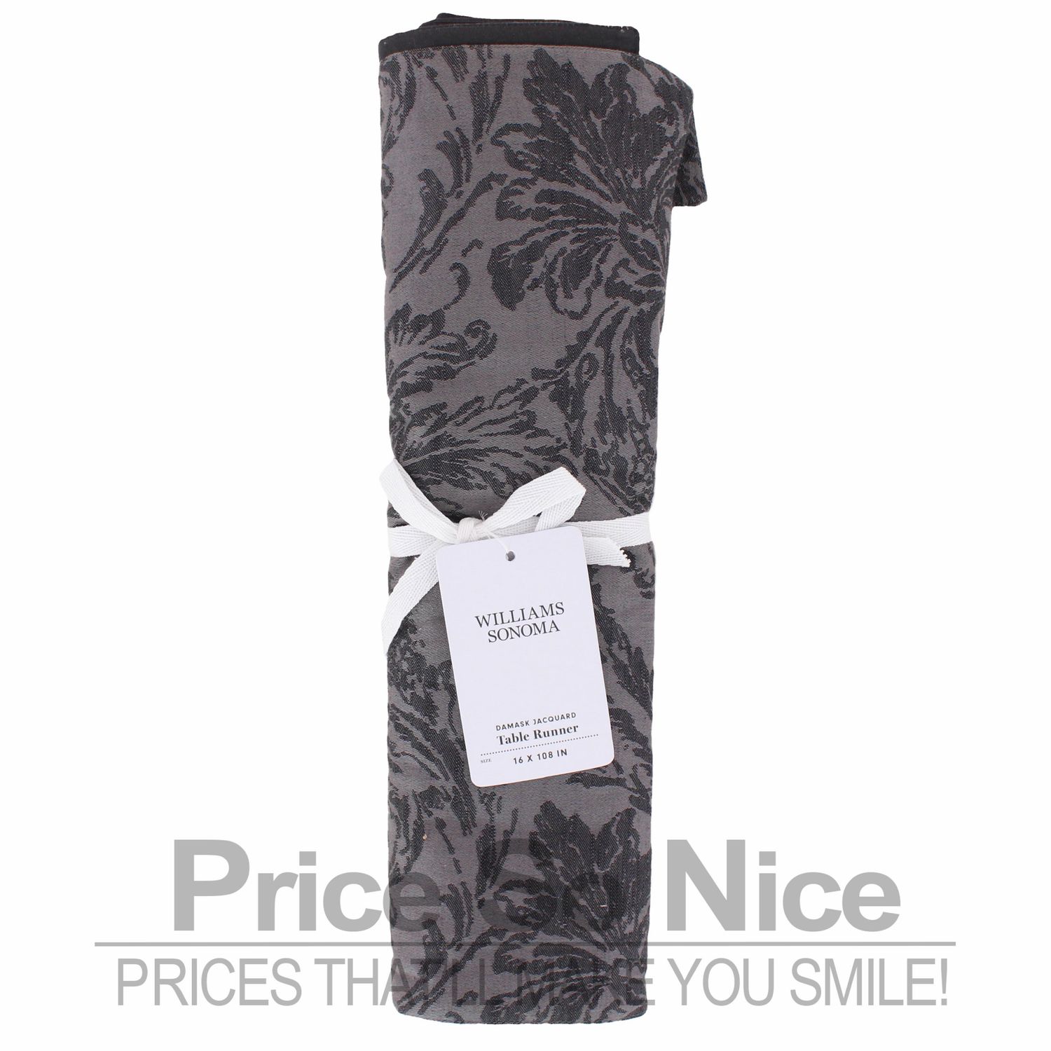 Williams Sonoma Damask Table Runner MSRP $80