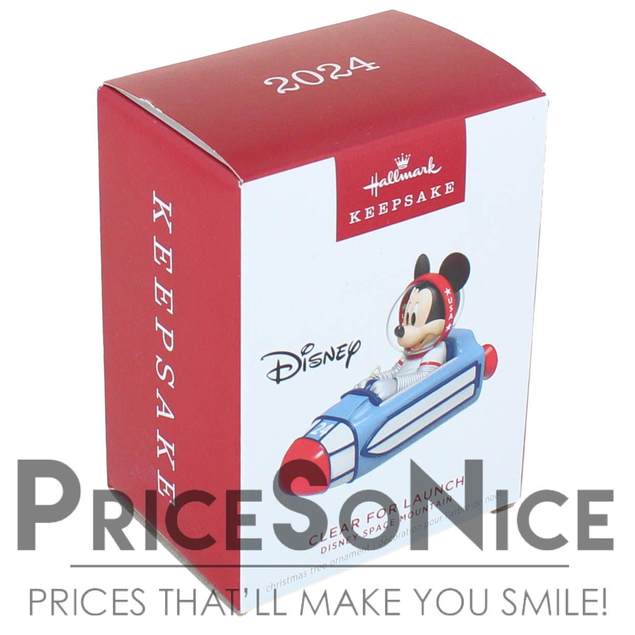 Hallmark 2024 Disney Space Mountain Clear for Launch Ornament