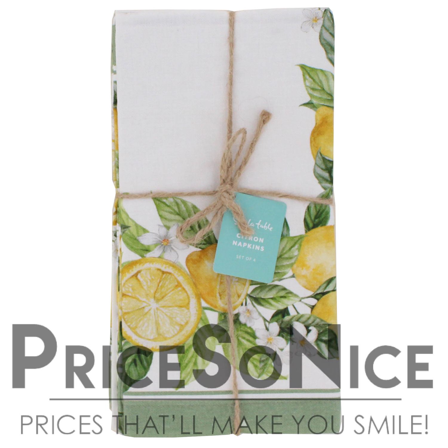 Sur La Table Citron Napkins, Set of 4, Natural