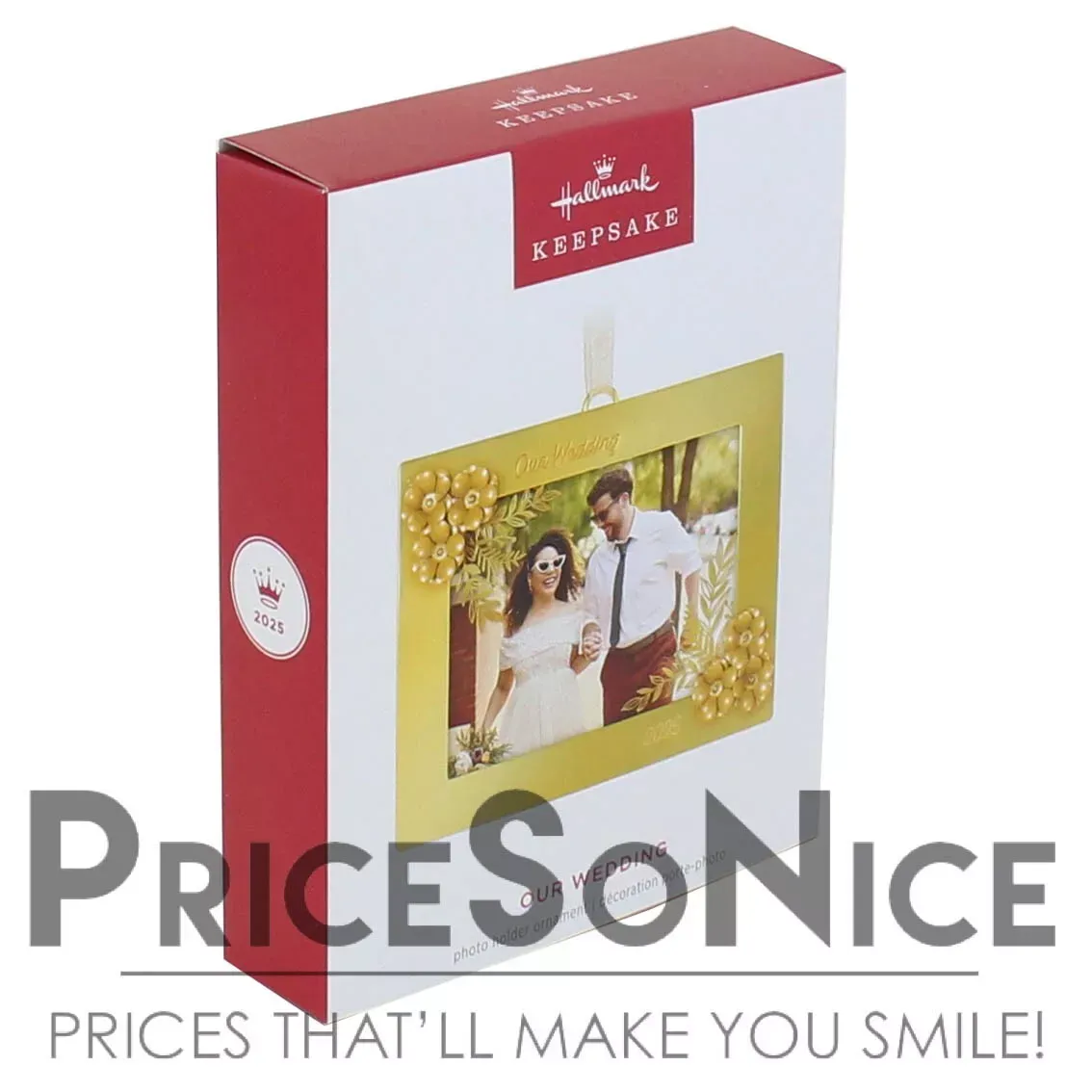 Hallmark Ornament 2025 Our Wedding 2025 Photo Frame Metal Ornament