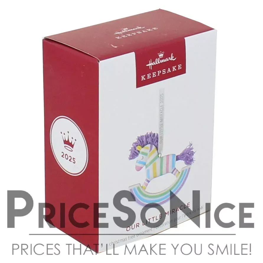 Hallmark Ornament 2025 Our Little Miracle 2025 Porcelain Ornament