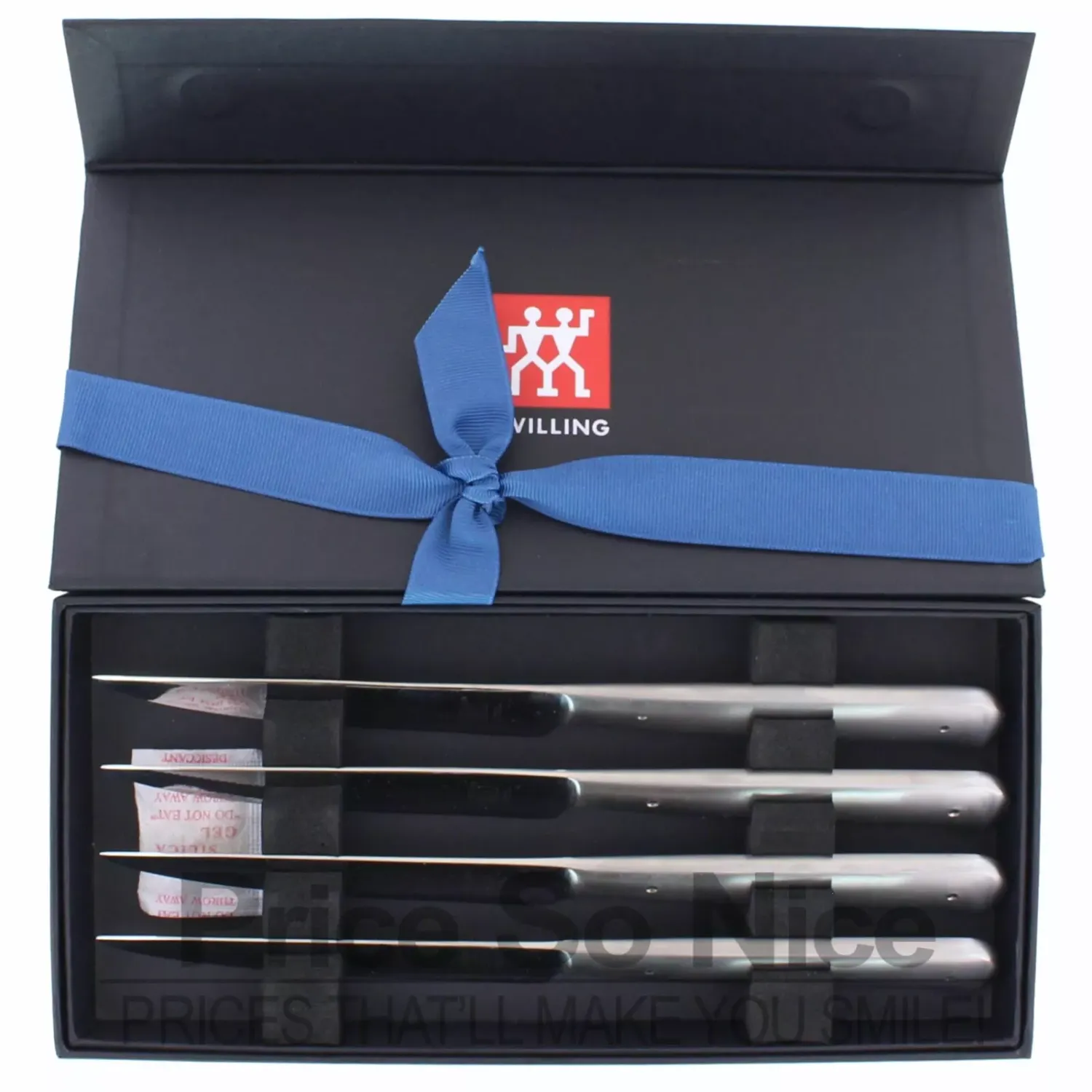 ZWILLING Porterhouse Steak Knife Set, 8-pc, Stainless Steel MSRP $80