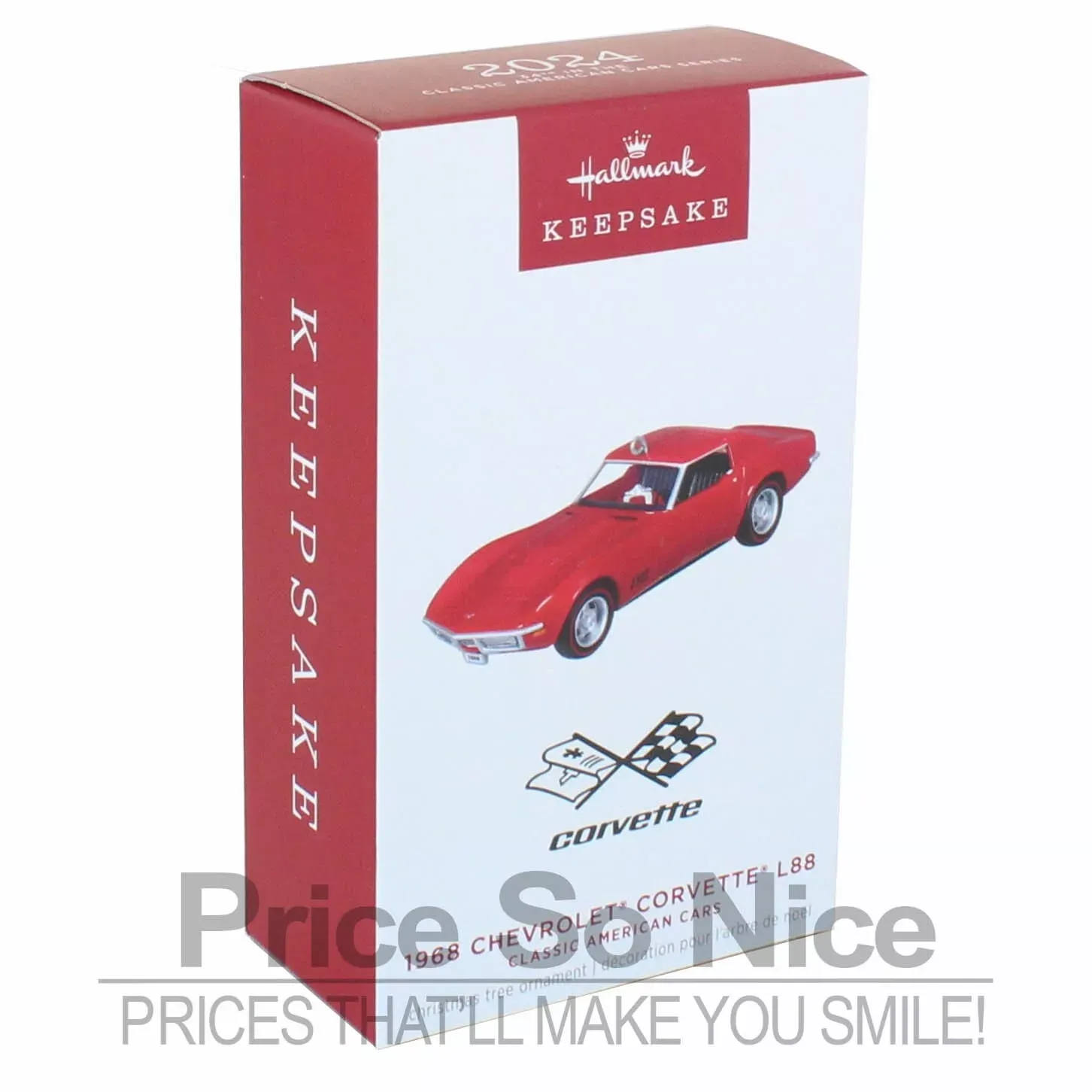 Hallmark 2024 Ornament Classic American Cars 1968 Chevrolet‚Ä¢ Corvette‚Ä¢ L88 2024