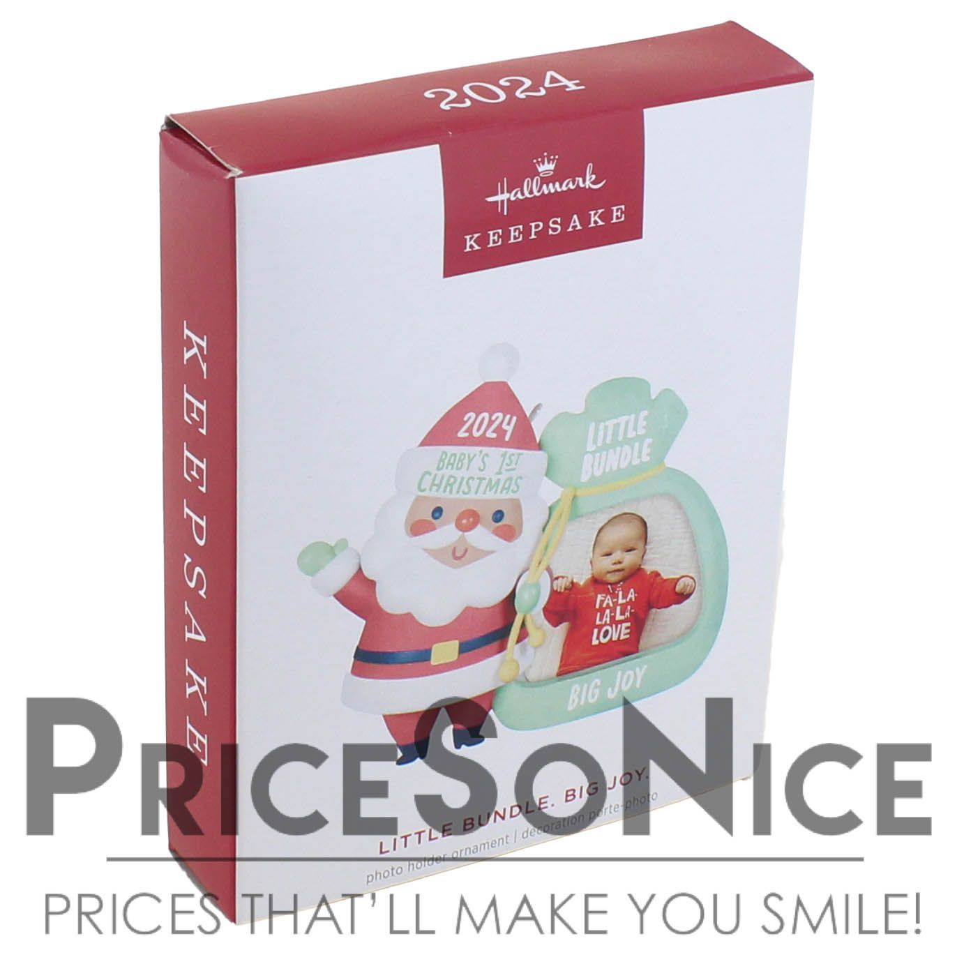 Hallmark 2024 Little Bundle Big Joy 2024 Photo Frame Ornament