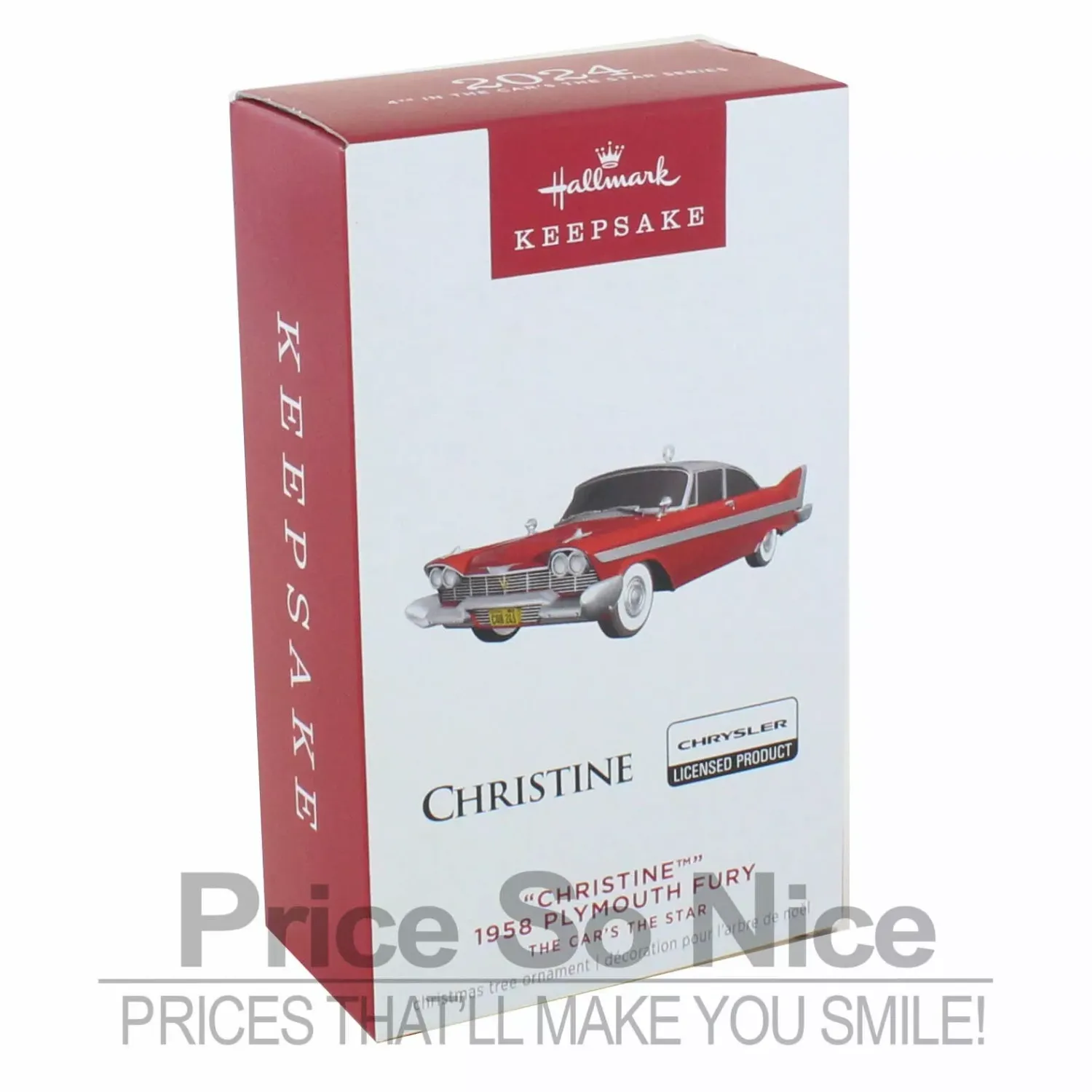 Hallmark 2024 Ornament The Car&#39;s the Star Christine‚Ä¢ 1958 Plymouth Fury Metal
