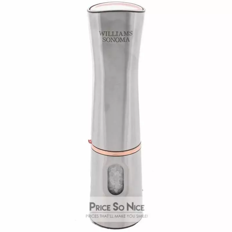 Williams Sonoma Rechargeable Electric Salt Mill MSRP $80