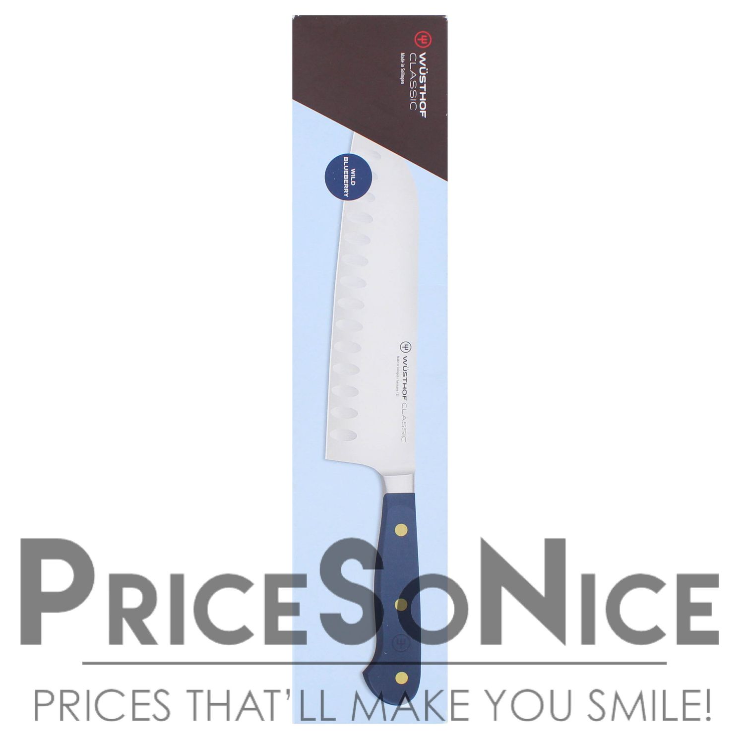 Wusthof Classic 7&quot; Santoku Knife, Hollow Edge Wild Blueberry MSRP $170