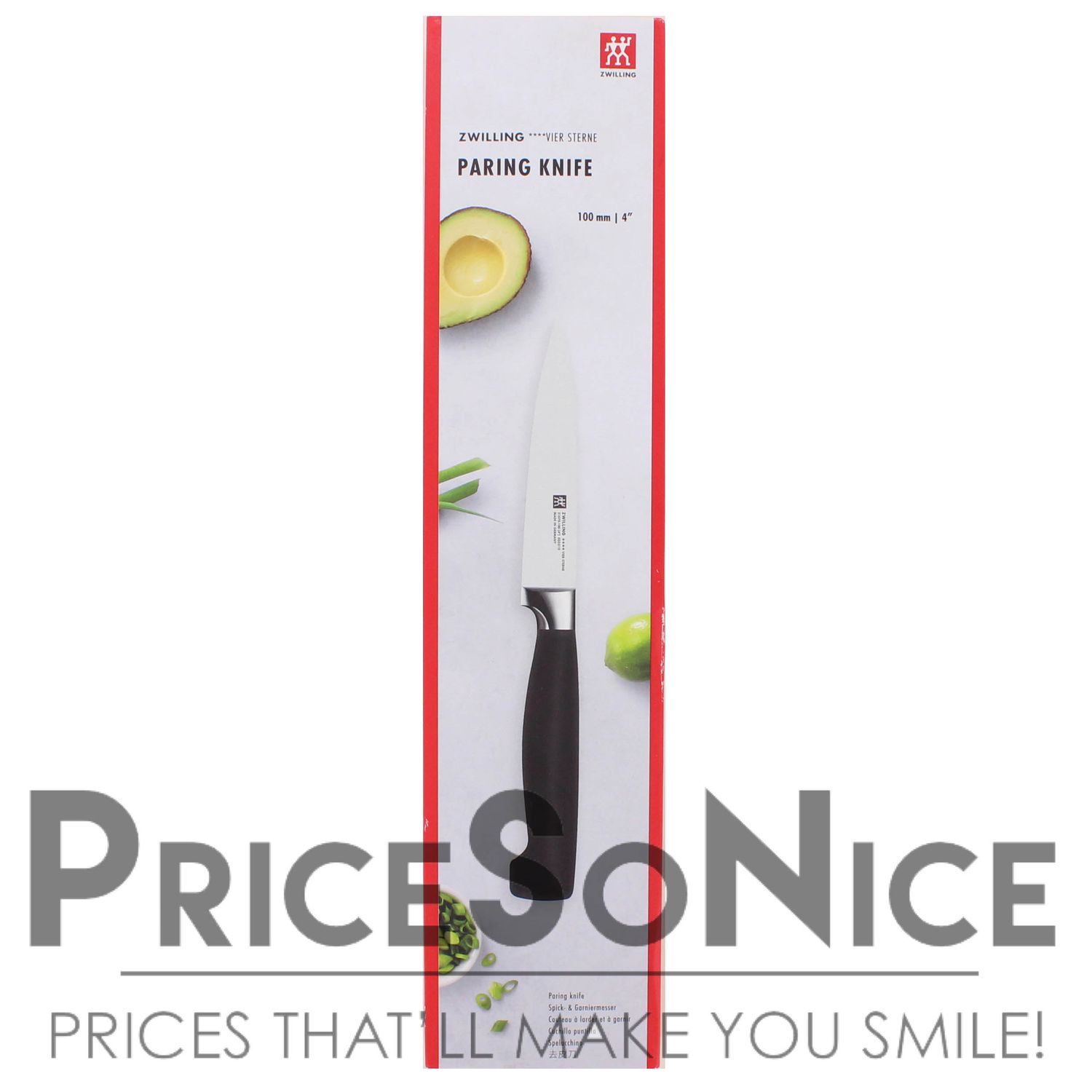 Zwilling Four Star 4-inch, Paring Knife MSRP $60