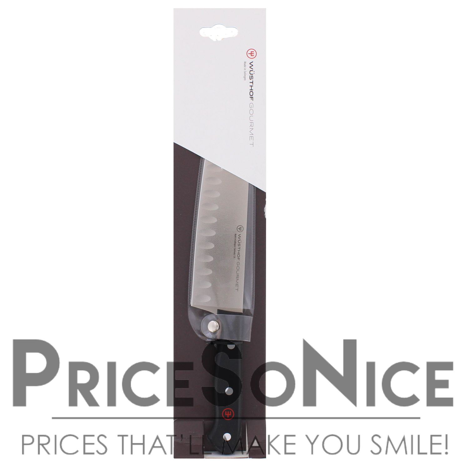 Wusthof Gourmet 7&quot; Black Santoku Knife MSRP $100