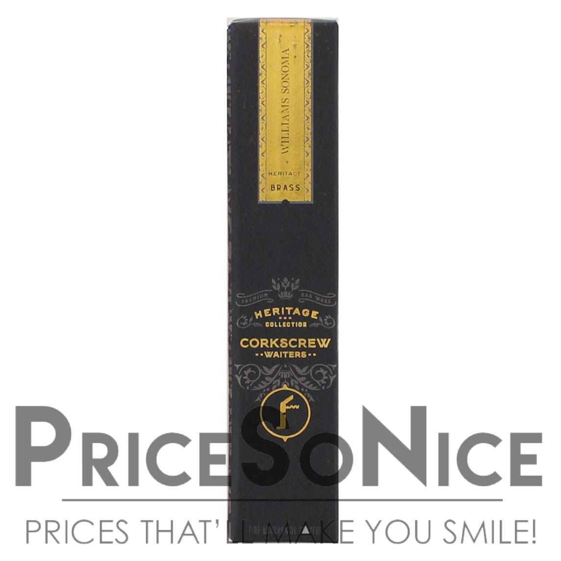 Williams Sonoma Heritage Waiter&#39;s Corkscrew Brass MSRP $40