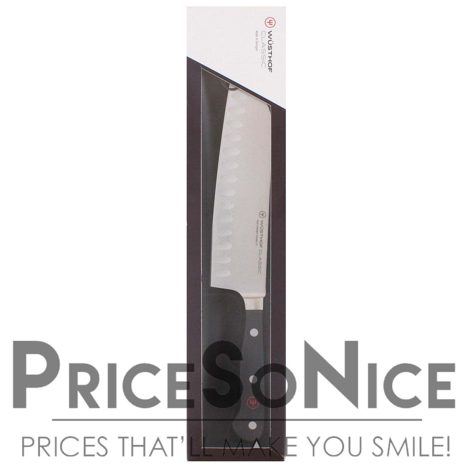 Wusthof Classic 7&quot; Santoku Knife, Hollow Edge (4183-7) MSRP $170